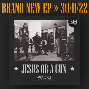 JESUS OR A GUN EP RECORD "HERE TO STAY" ROCK BAND"